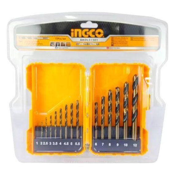 Ingco AKDL51501 15pcs HSS Drill Bit Set 1MM - 10MM - KHM Megatools Corp. Ingco AKDL51501 15pcs HSS Drill Bit Set 1MM - 10MM - KHM Megatools Corp.